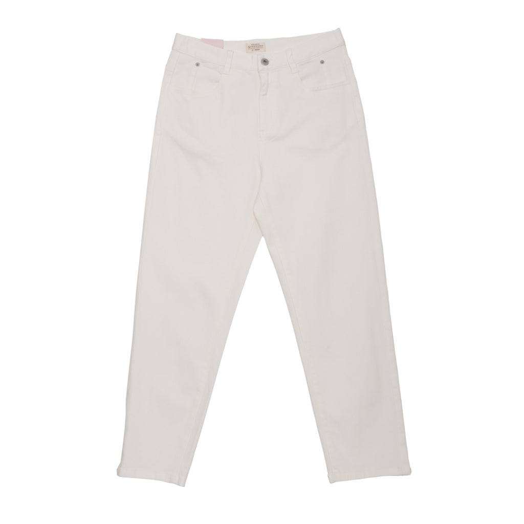 Women's High Waist Straight Fit Audrey Pants (05424005) - 11 - Albumen White
