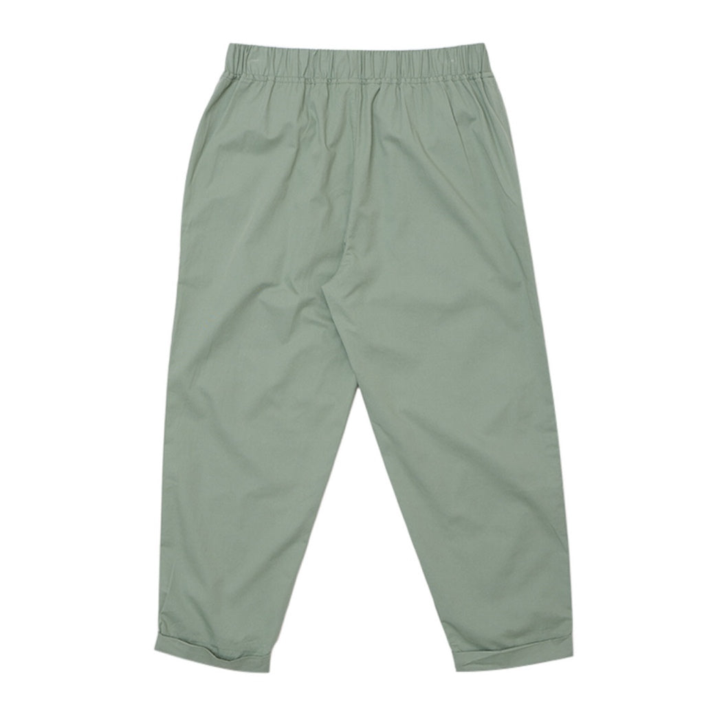 Women's Mid Rise Relax Tapered Audrey Cropped Pants (05424256) - 45 - Turquoise Green