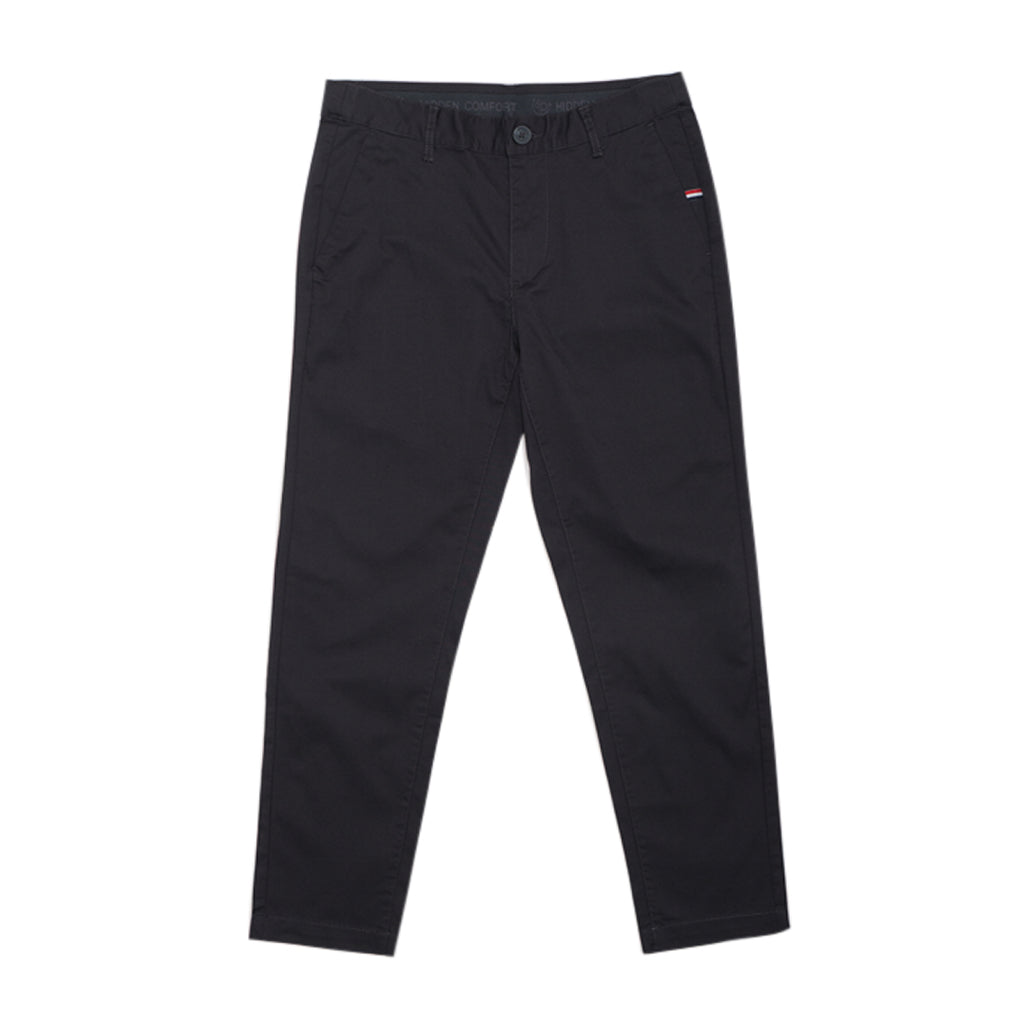 GIORDANO Men's Cotton Lycra Twill Low Rise Slim Tapered Crop Pants (01125001)