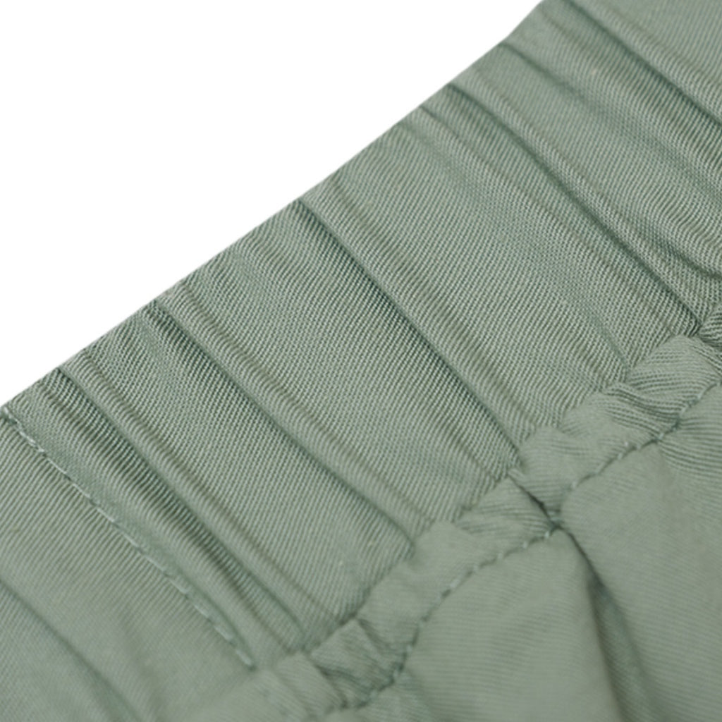 Women's Mid Rise Relax Tapered Audrey Cropped Pants (05424256) - 45 - Turquoise Green