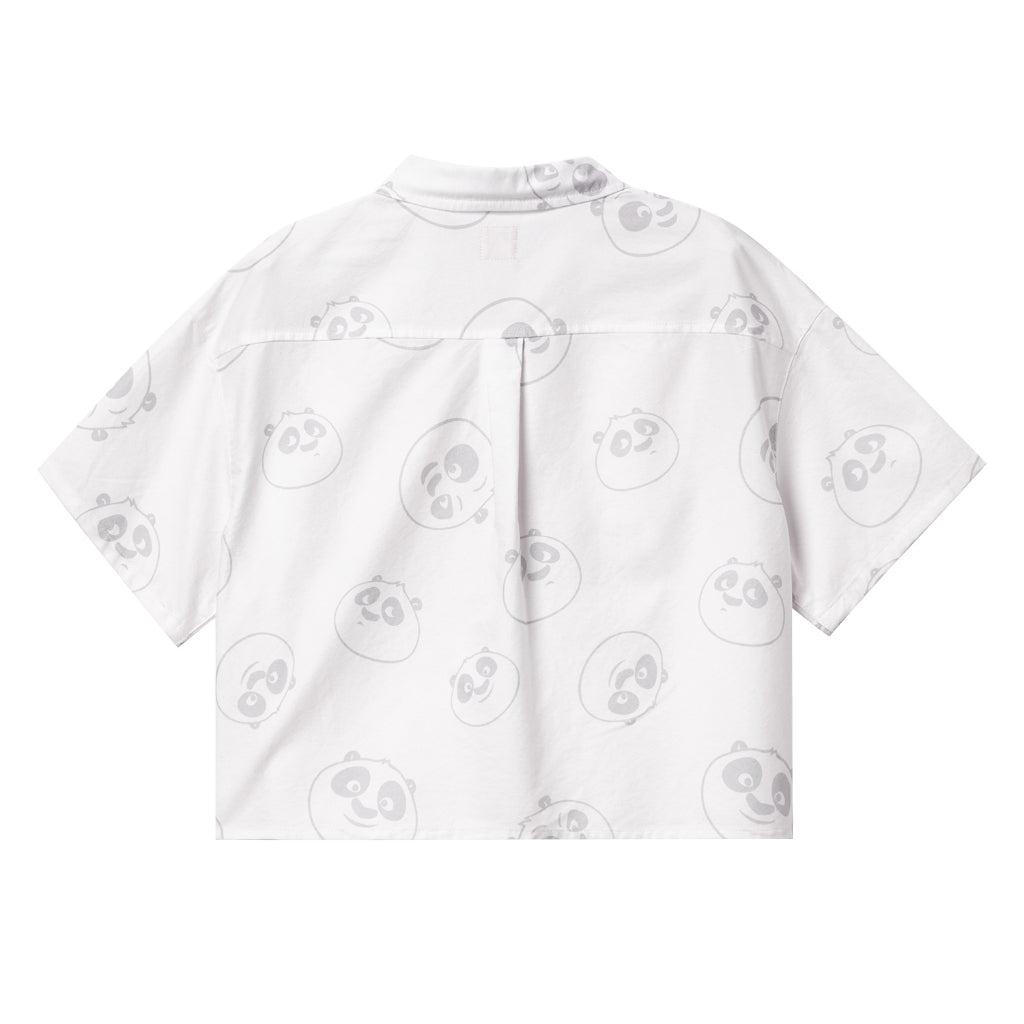 Women's Kung Fu Panda Short Sleeves Oxford Shirt (05345224)