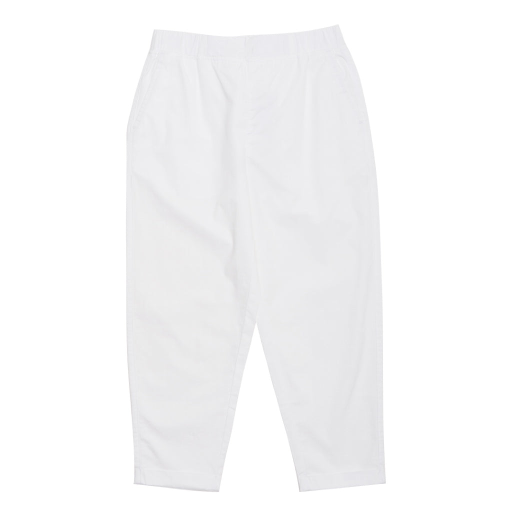 GIORDANO Women's Cotton Twill Mid Rise Relax Tapered Fit Audrey Pants (05425256)