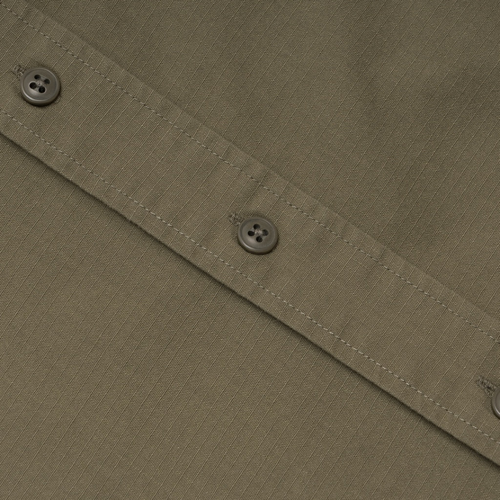 GIORDANO Men's Relax Fit Long Sleeves Shirt (01045018) - 20 - Dusky Green