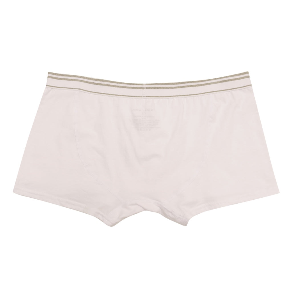 Men's Cotton Spandex Jersey Boxer Brief (01174113) - 01 - Signature White