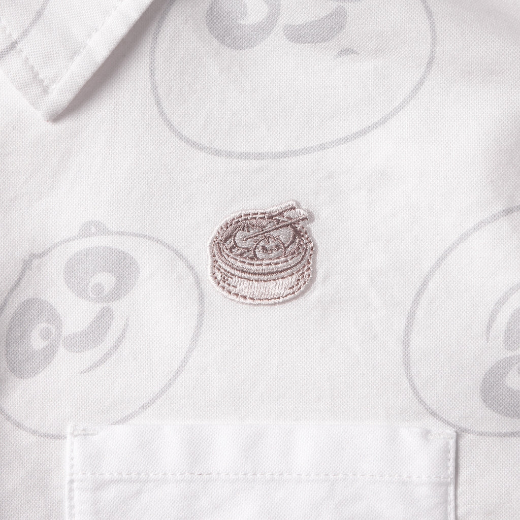 Women's Kung Fu Panda Short Sleeves Oxford Shirt (05345224)