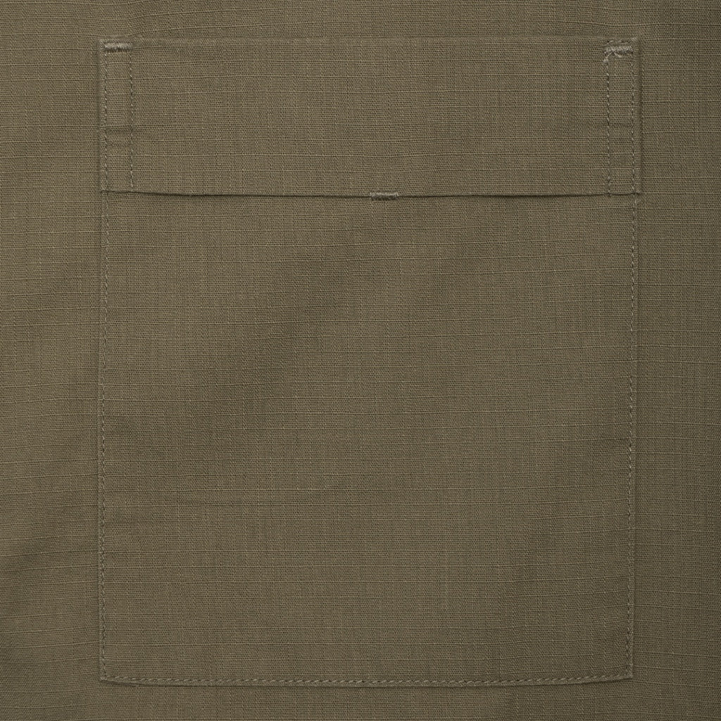 GIORDANO Men's Relax Fit Long Sleeves Shirt (01045018) - 20 - Dusky Green