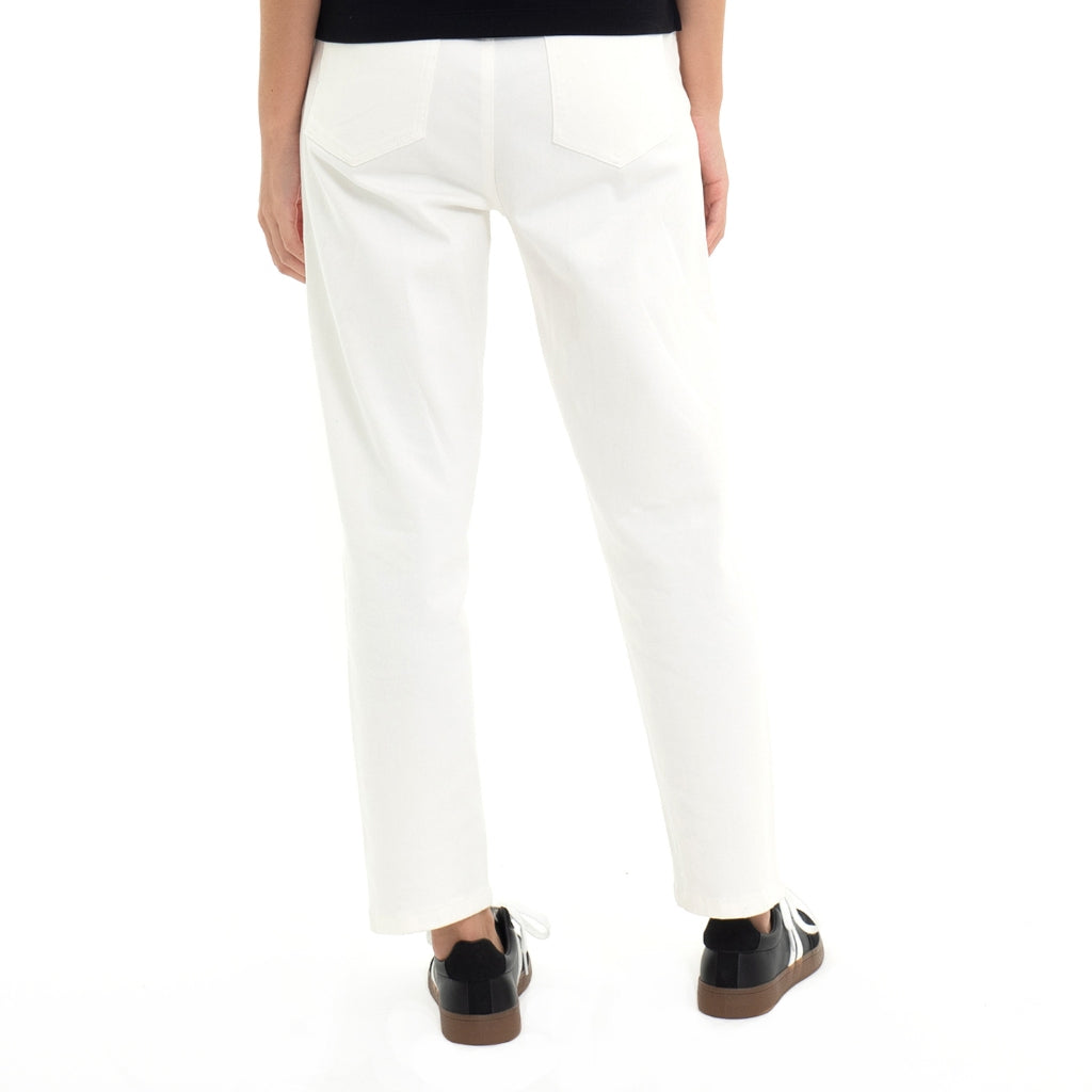 Women's High Waist Straight Fit Audrey Pants (05424005) - 11 - Albumen White