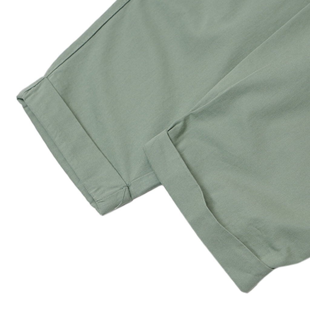 Women's Mid Rise Relax Tapered Audrey Cropped Pants (05424256) - 45 - Turquoise Green