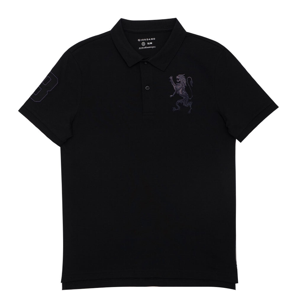 GIORDANO Men's 3D Lion Polo (01015222)