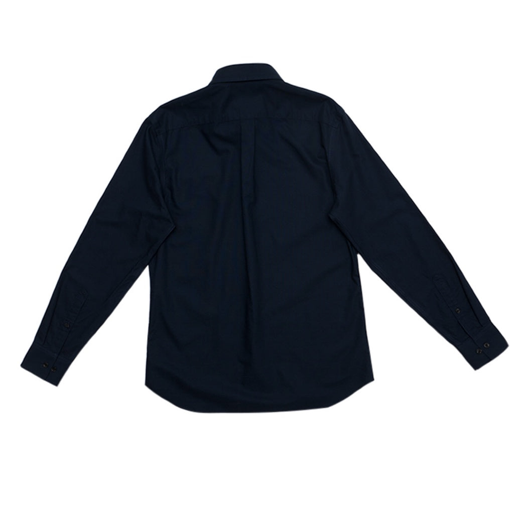 Men's Cotton Wrinkle Free Long Sleeves Oxford Shirt (01044025) - 66 - Black