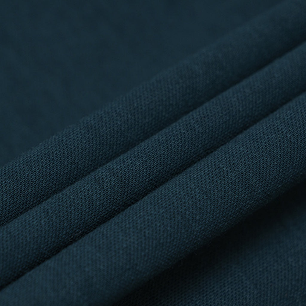 Men's Embroidery Henley Tee (01024644) - 04 - Emerald Green