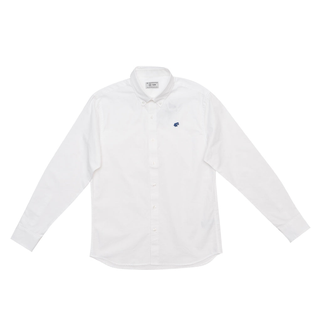 GIORDANO Men's Frog Long Sleeves Oxford Shirt  (01045027)