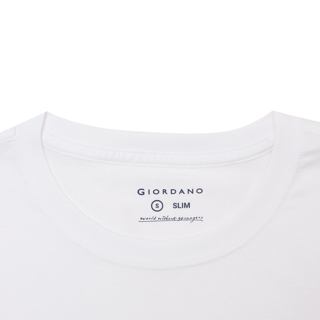 Calligraphy Tee (01092285) - 34 - Signature White