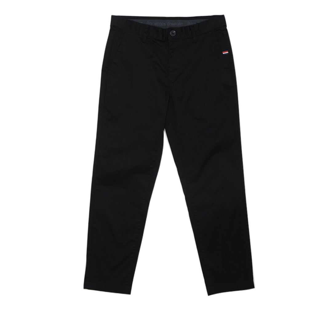 GIORDANO Men's Cotton Lycra Twill Low Rise Slim Tapered Crop Pants (01125001)