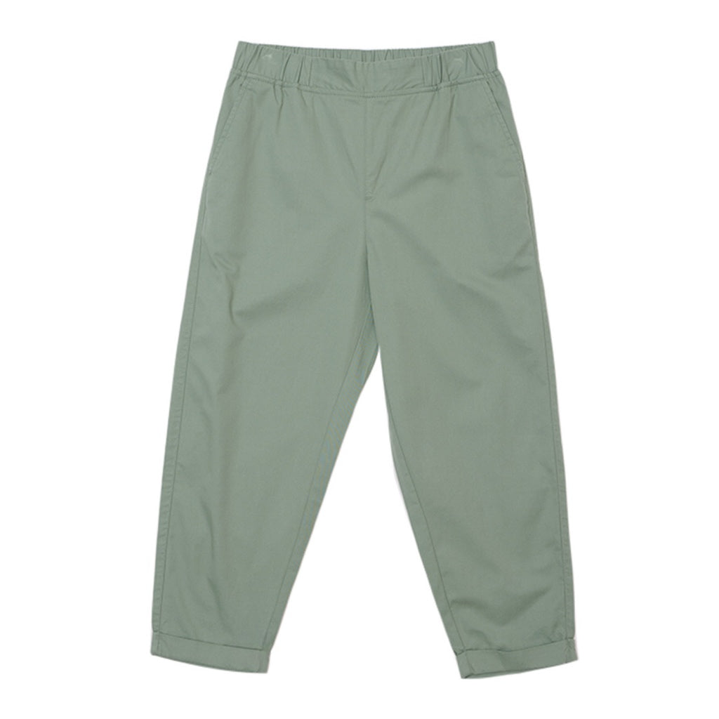 Women's Mid Rise Relax Tapered Audrey Cropped Pants (05424256) - 45 - Turquoise Green
