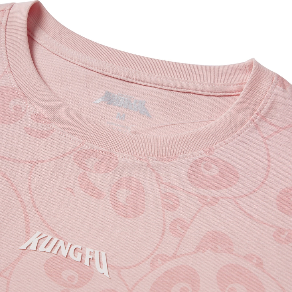 Women's Kung Fu Panda All Over Print Printed Tee (05395224)