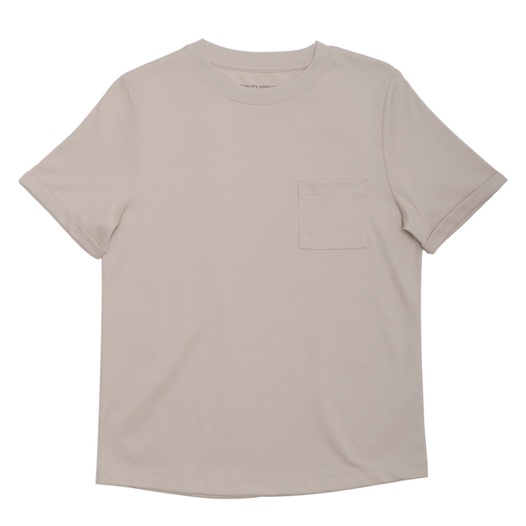 GIORDANO Women's Cotton Crew Neck Comfort Fit Pocket Resistant Tee (05325203)