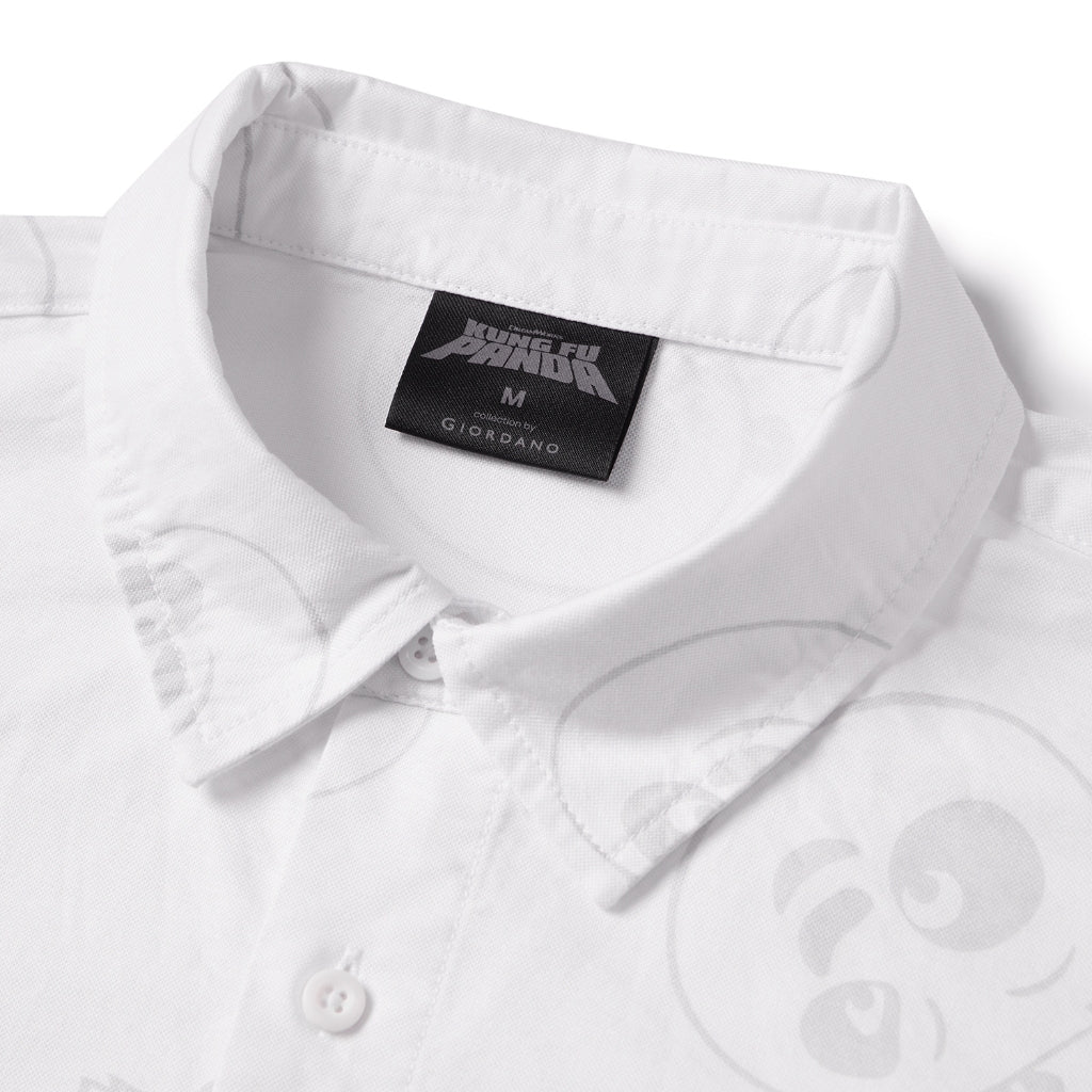 Men's Kung Fu Panda Short Sleeves Oxford Shirt (01045250)