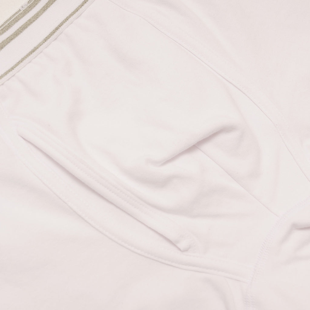 Men's Cotton Spandex Jersey Boxer Brief (01174113) - 01 - Signature White