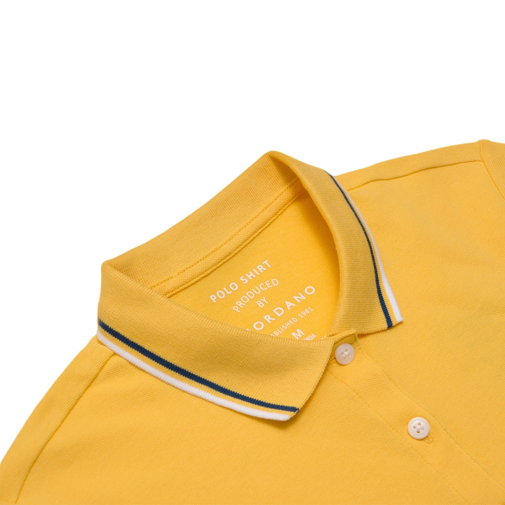 GIORDANO Women's Classic Man Polo (05311260) - 35 Daffodil Yellow