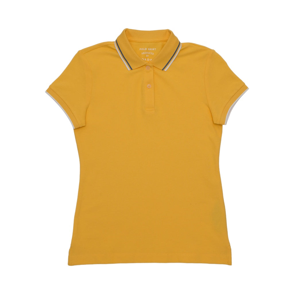 GIORDANO Women's Solid Polo (05311018) - 84 - Daffodil Yellow