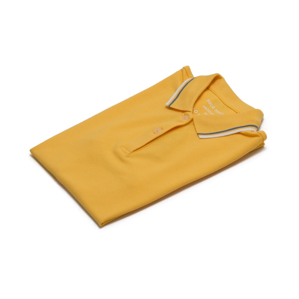 GIORDANO Women's Solid Polo (05311018) - 84 - Daffodil Yellow