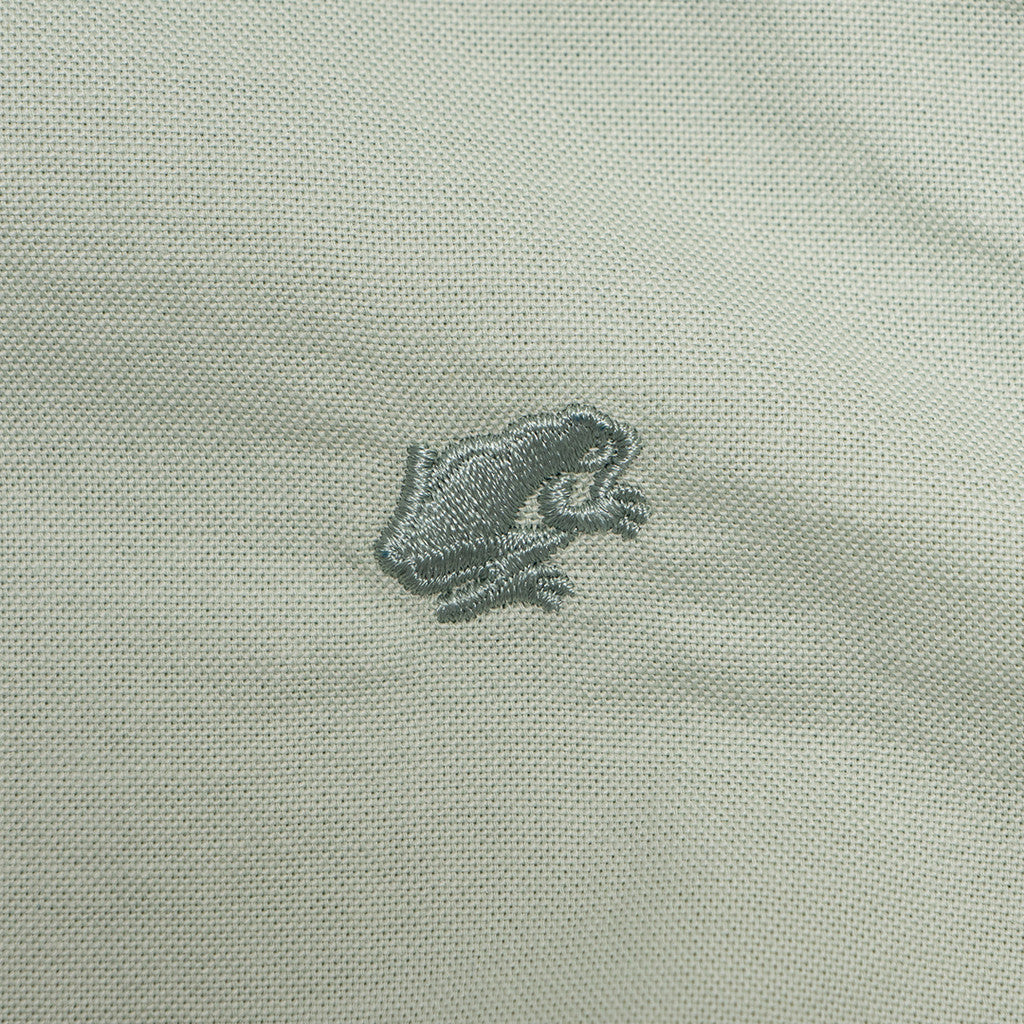 Women's Frog Long Sleeves Oxford Shirt (05344012)-11 Lt Green