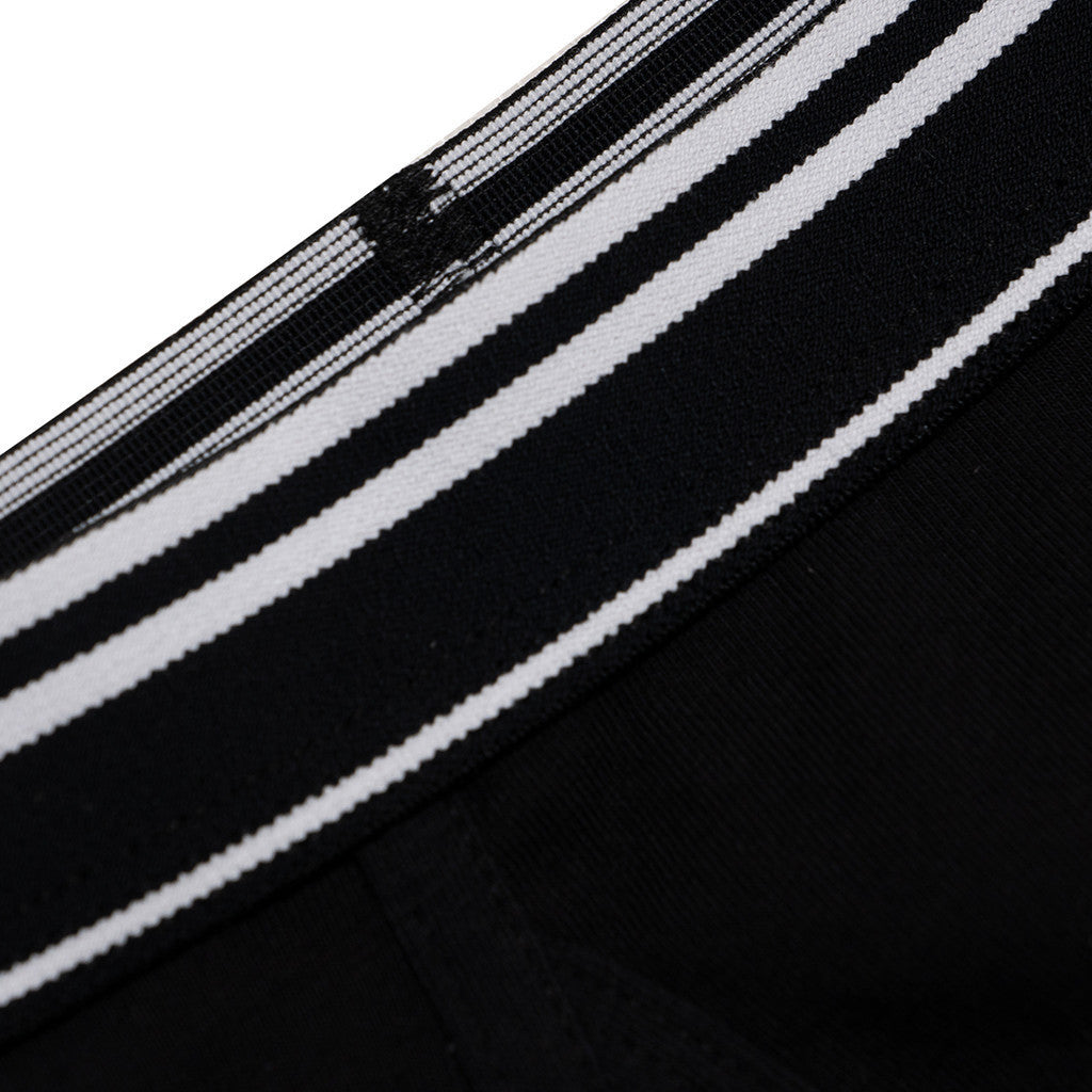 Men's Cotton Spandex Jersey Boxer Brief (01174113) - 09 - Signature Black