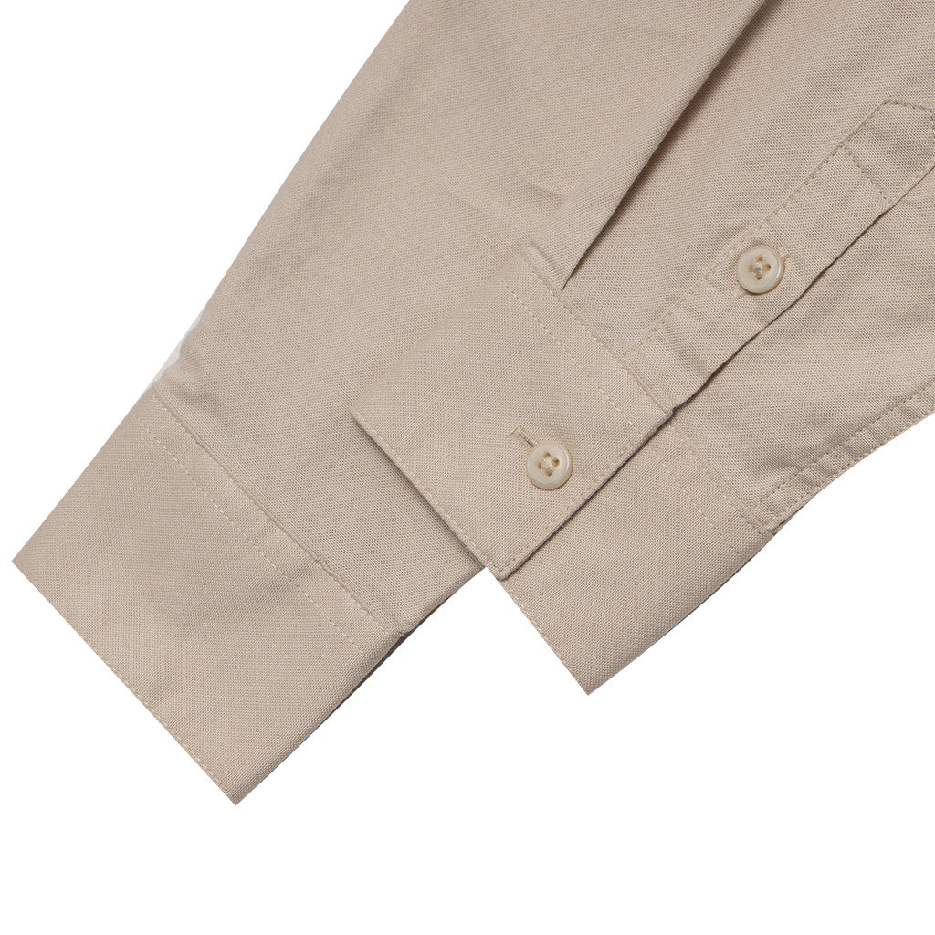 Women's Frog Long Sleeves Oxford Shirt (05344012)-14 Khaki