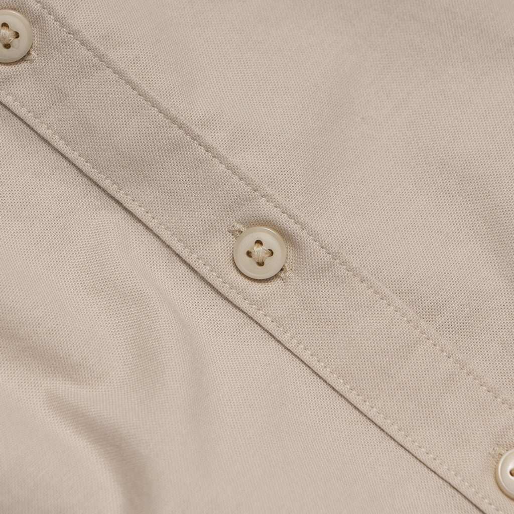 Women's Frog Long Sleeves Oxford Shirt (05344012)-14 Khaki