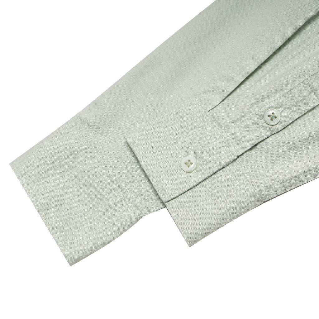 Women's Frog Long Sleeves Oxford Shirt (05344012)-11 Lt Green