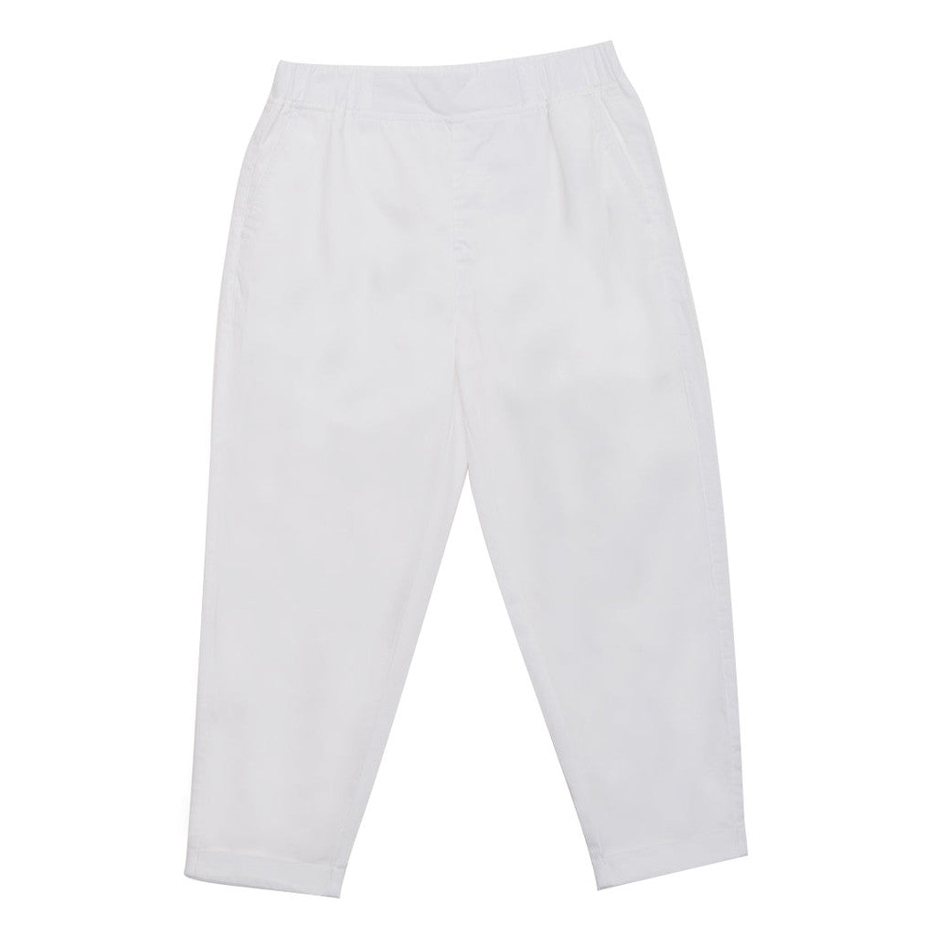 GIORDANO Women's Cotton Twill Mid Rise Relax Tapered Fit Audrey Pants (05425256)