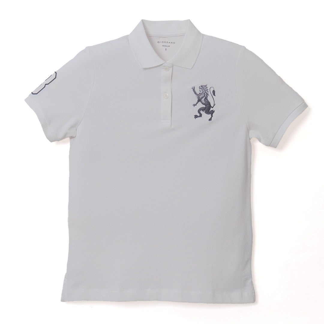 GIORDANO Women's Comfort Fit 3D Lion Polo (05316227)